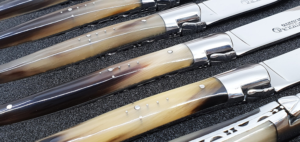 Lot De 3 Couteaux à Steak Laguiole En Aubrac – Acier Inoxydable – Passe Au Lave-vaisselle