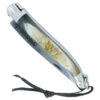 Couteau Forge de Laguiole Manche en Corne de Vaches de l’Aubrac 1 Pièce Inox Brillant Lame Brut de Forge 11cm