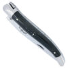 Couteau Forge de Laguiole Manche en Corne de Buffle Noir 1 Pièce Inox Brillant 12cm