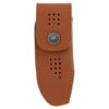 Le Sportif Maya leather case 12cm with flap and snap button Vertical and horizontal port
