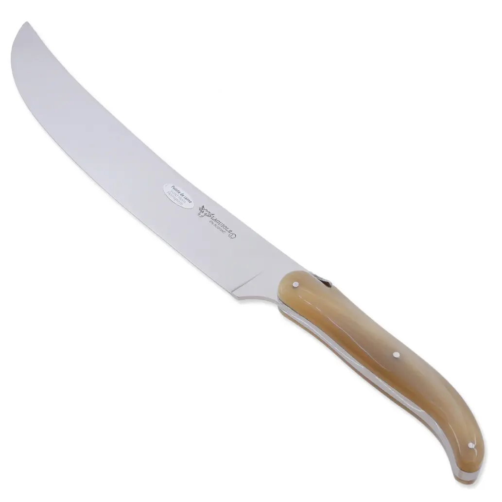 LAGUIOLE a champagne ナイフ Laguiole Champagne Sabre in Aubrac Hornhead Handle - Laguiole.com ®