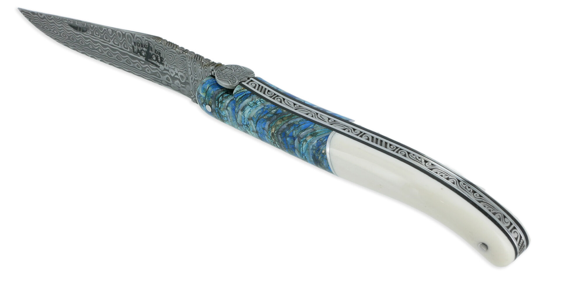 Forge De Laguiole Taschenmesser Prestige INOX – Mit Wacholder-Griff, 12 Cm Gesamtlänge, Made In France