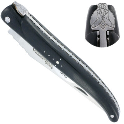 Couteau Laguiole en Aubrac reine Ebène