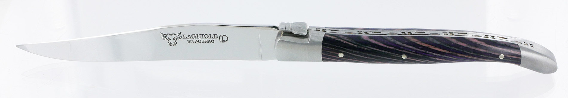 Boite 6 couteaux de table, Laguiole en Aubrac, Genevrier - Coutellerie