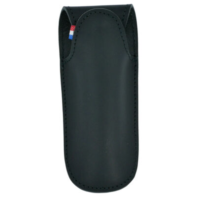 Etui cuir Le Chasse 13cm pour couteaux pliants de chasse Port vertical et Horizontal Coloris Noir