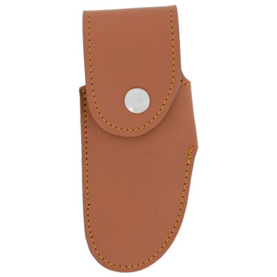 Etui Ceinture Le Montagnard pour Couteaux pliants de Chasse Port Vertical et Horizontal Coloris Marron