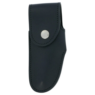 Etui Ceinture Le Montagnard pour Couteaux pliants de Chasse Port Vertical et Horizontal Coloris Noir