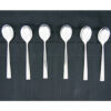 Cuillères à Café de table Forge de Laguiole en Inox Brillant Gamme Elégance (Set de 6)