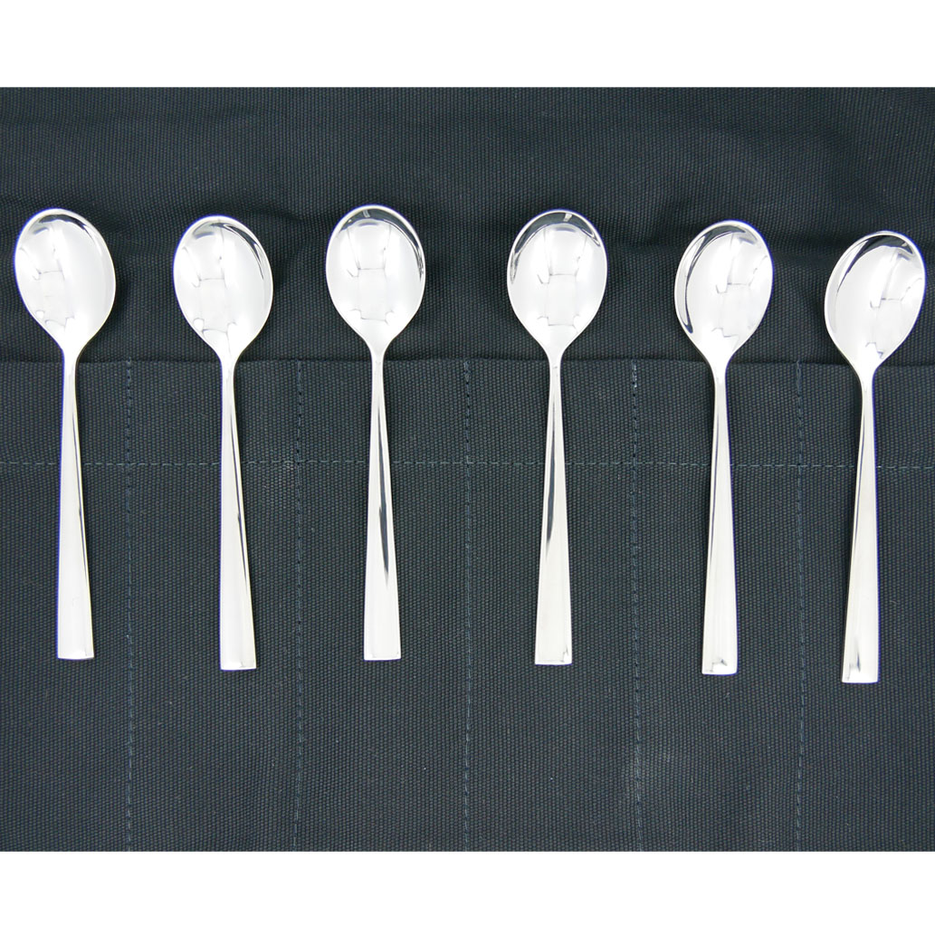 Cuillères à Café de table Forge de Laguiole en Inox Brillant Gamme Elégance (Set de 6)