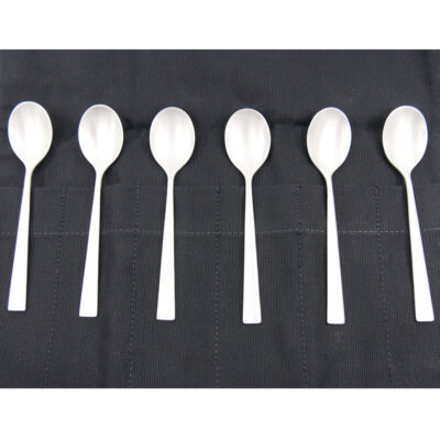 Cuillères à Café de table Forge de Laguiole en Inox Finition Satinée Gamme Elégance (Set de 6)