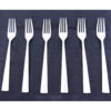 Fourchettes de table Forge de Laguiole en Inox Finition Satiné Gamme Elégance (Set de 6)