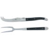 Set à Fromage Forge de Laguiole en Ebène Finition Satinée (2 pièces)